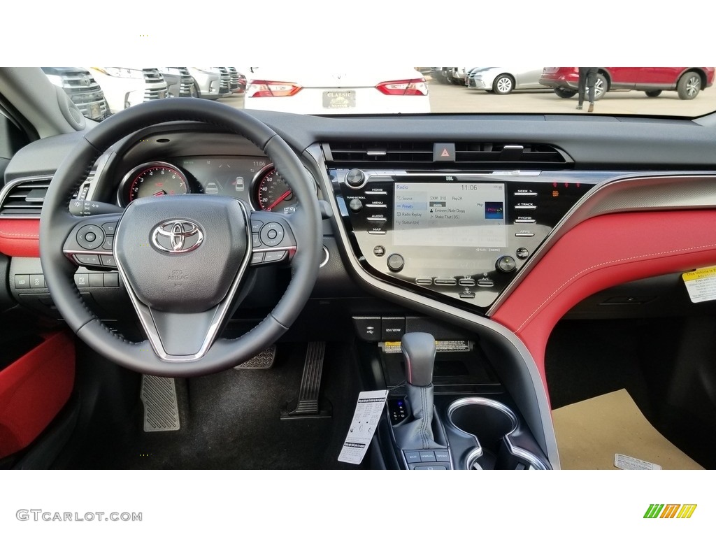 2019 Toyota Camry XSE Red Dashboard Photo #129996114