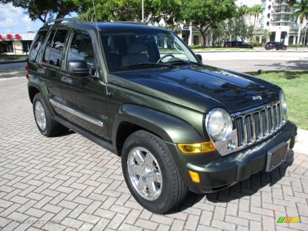 2006 Liberty Limited - Jeep Green Metallic / Dark Khaki/Light Graystone photo #14