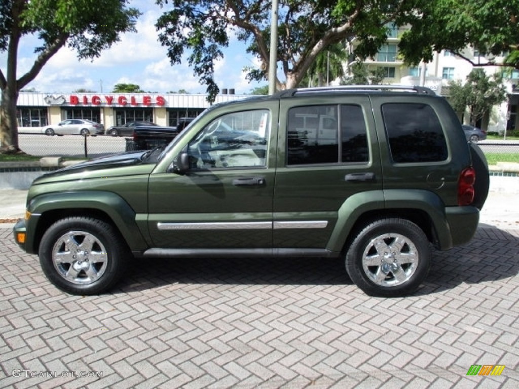 2006 Liberty Limited - Jeep Green Metallic / Dark Khaki/Light Graystone photo #46
