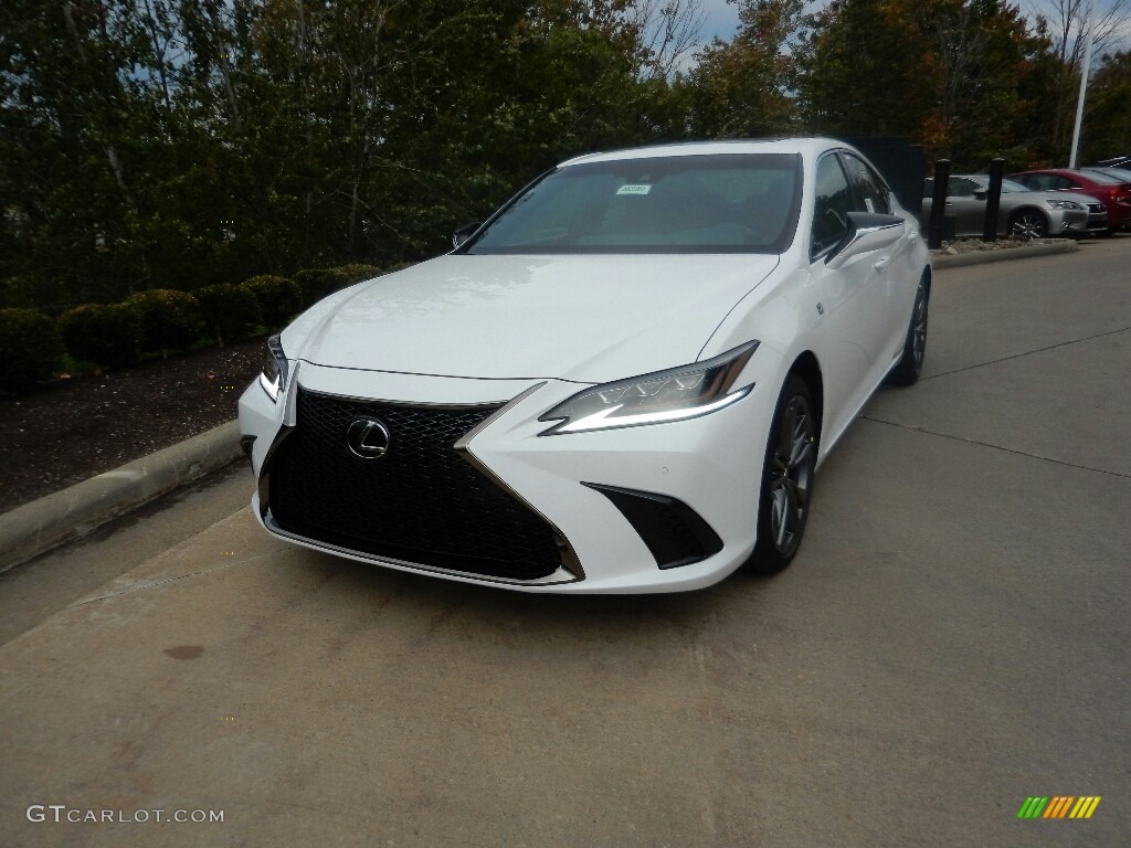 Ultra White 2019 Lexus ES 350 F Sport Exterior Photo #129997104