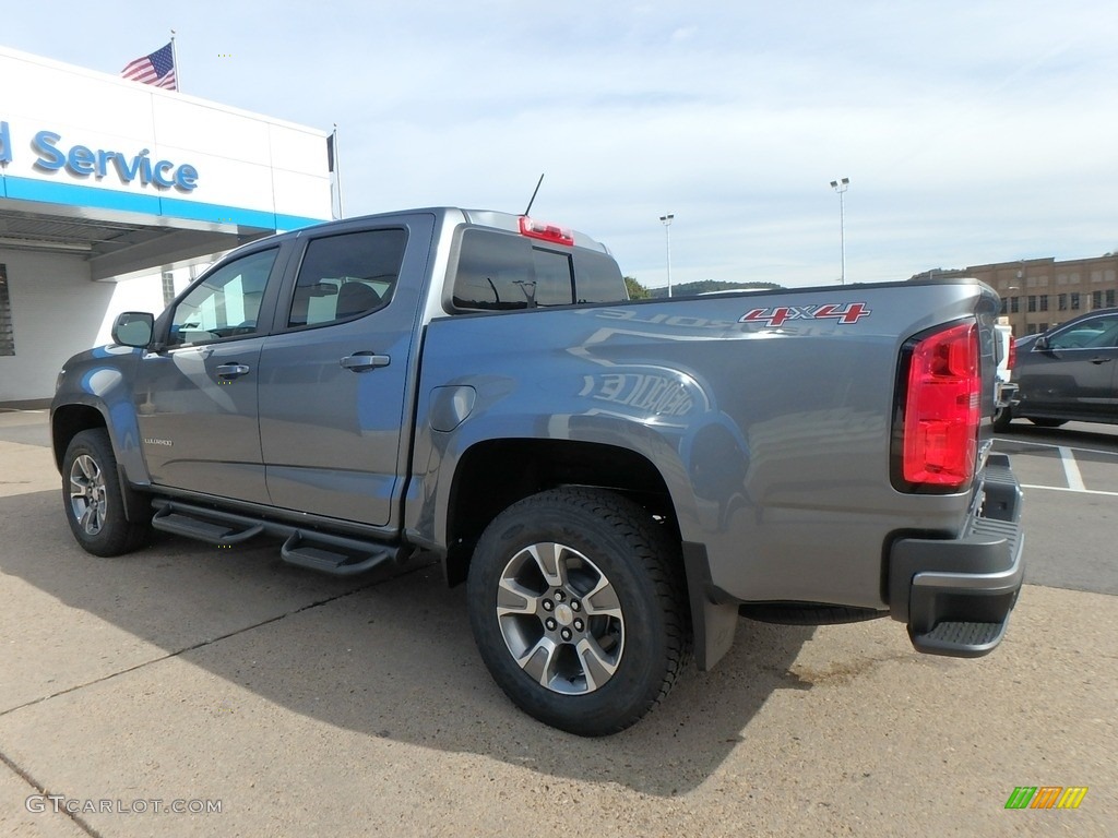 2019 Colorado Z71 Crew Cab 4x4 - Satin Steel Metallic / Jet Black photo #4