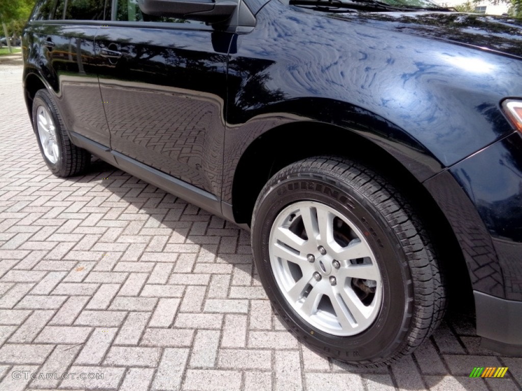 2008 Edge SEL AWD - Dark Ink Blue Metallic / Charcoal photo #35