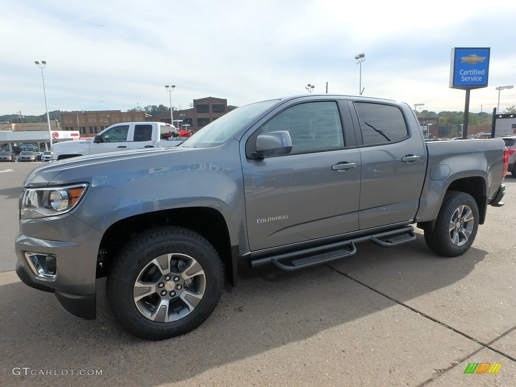 2019 Colorado Z71 Crew Cab 4x4 - Satin Steel Metallic / Jet Black photo #6