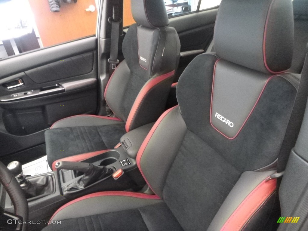 Carbon Black Interior 2019 Subaru WRX Premium Photo #129998931