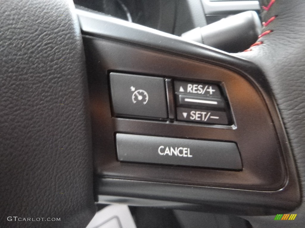2019 Subaru WRX Premium Carbon Black Steering Wheel Photo #129999003