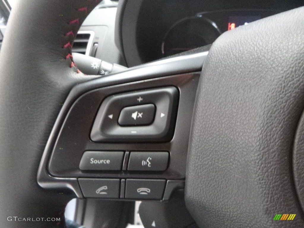 2019 Subaru WRX Premium Carbon Black Steering Wheel Photo #129999027