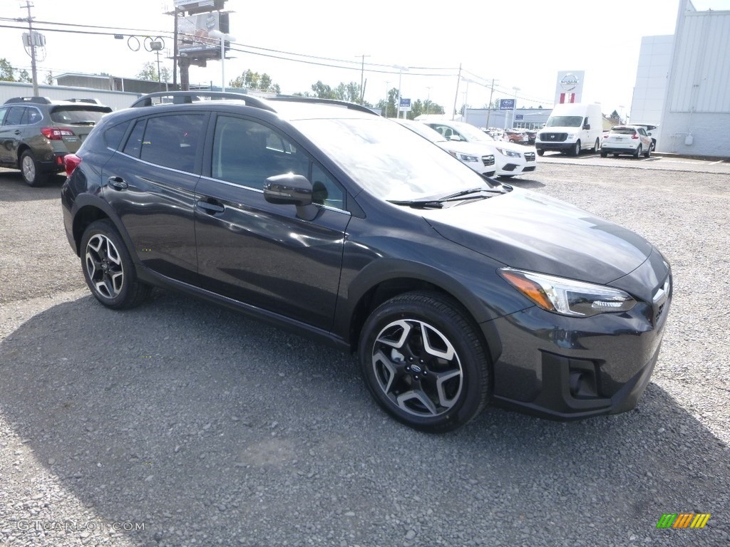 2019 Crosstrek 2.0i Limited - Dark Gray Metallic / Black photo #1