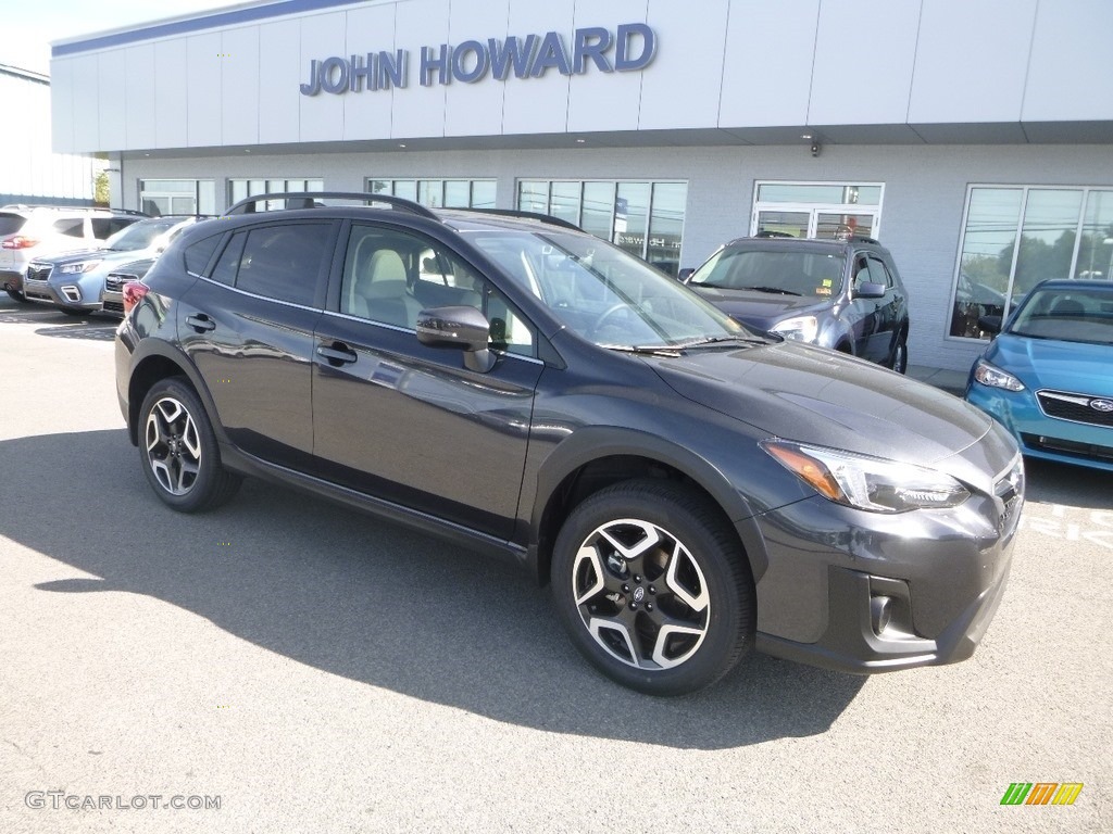 2019 Crosstrek 2.0i Limited - Dark Gray Metallic / Gray photo #1