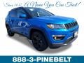 2019 Laser Blue Pearl Jeep Compass Altitude 4x4  photo #1