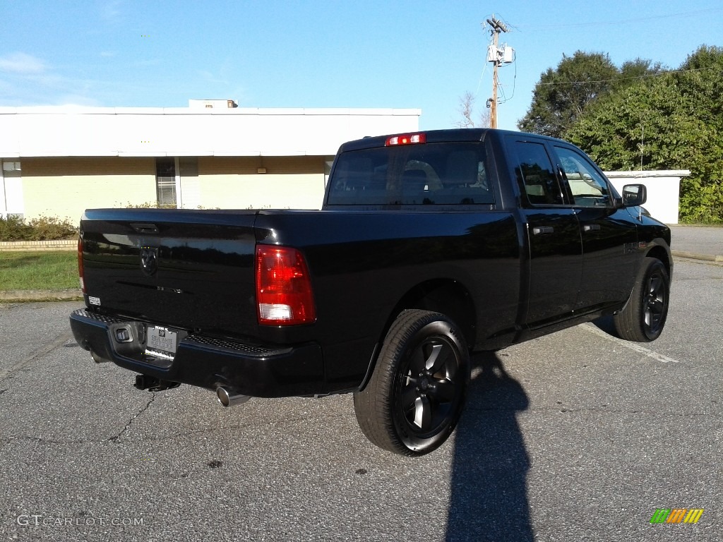 2017 1500 Express Quad Cab - Brilliant Black Crystal Pearl / Black/Diesel Gray photo #6