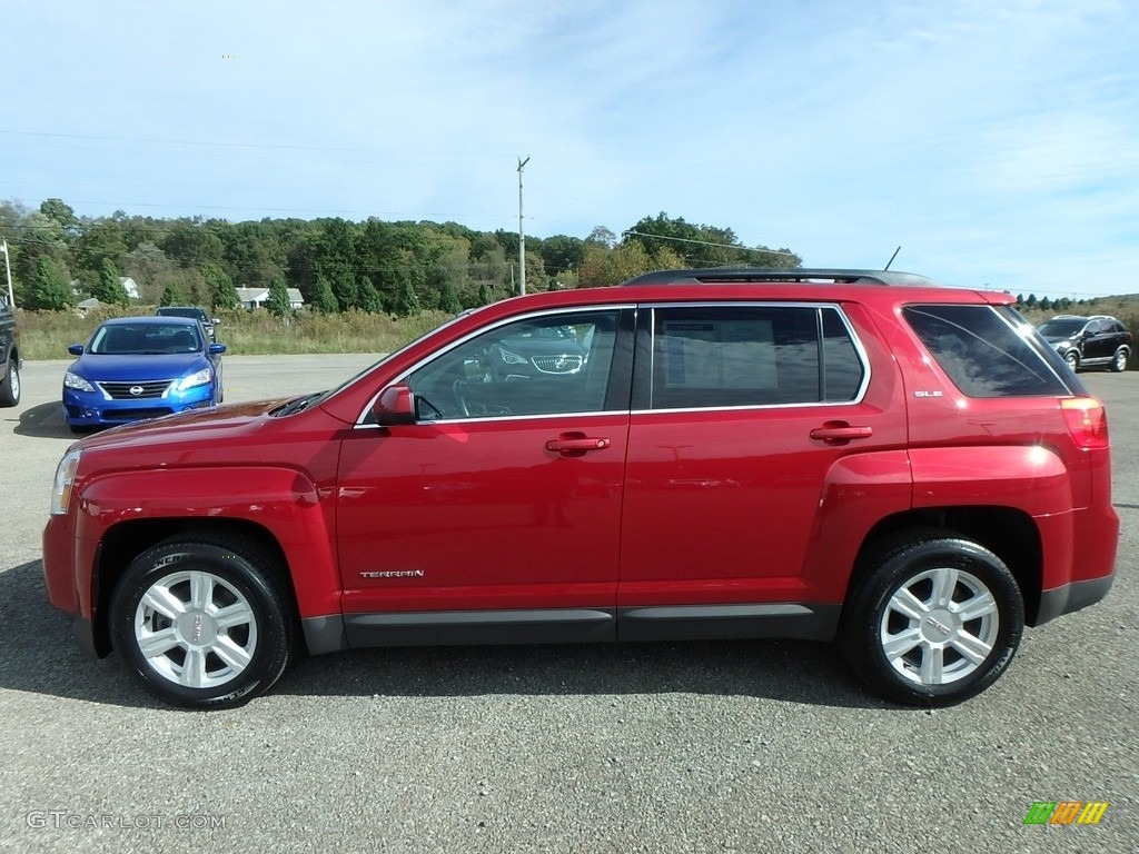 2014 Terrain SLE - Crystal Red Tintcoat / Jet Black photo #13