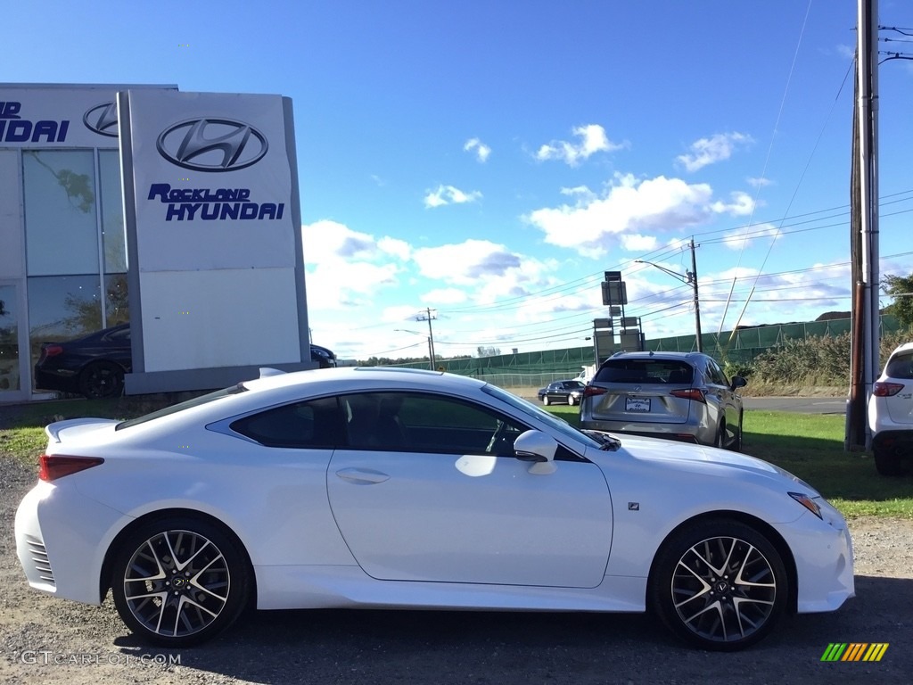 2016 RC 300 F Sport AWD Coupe - Ultra White / Rioja Red photo #3