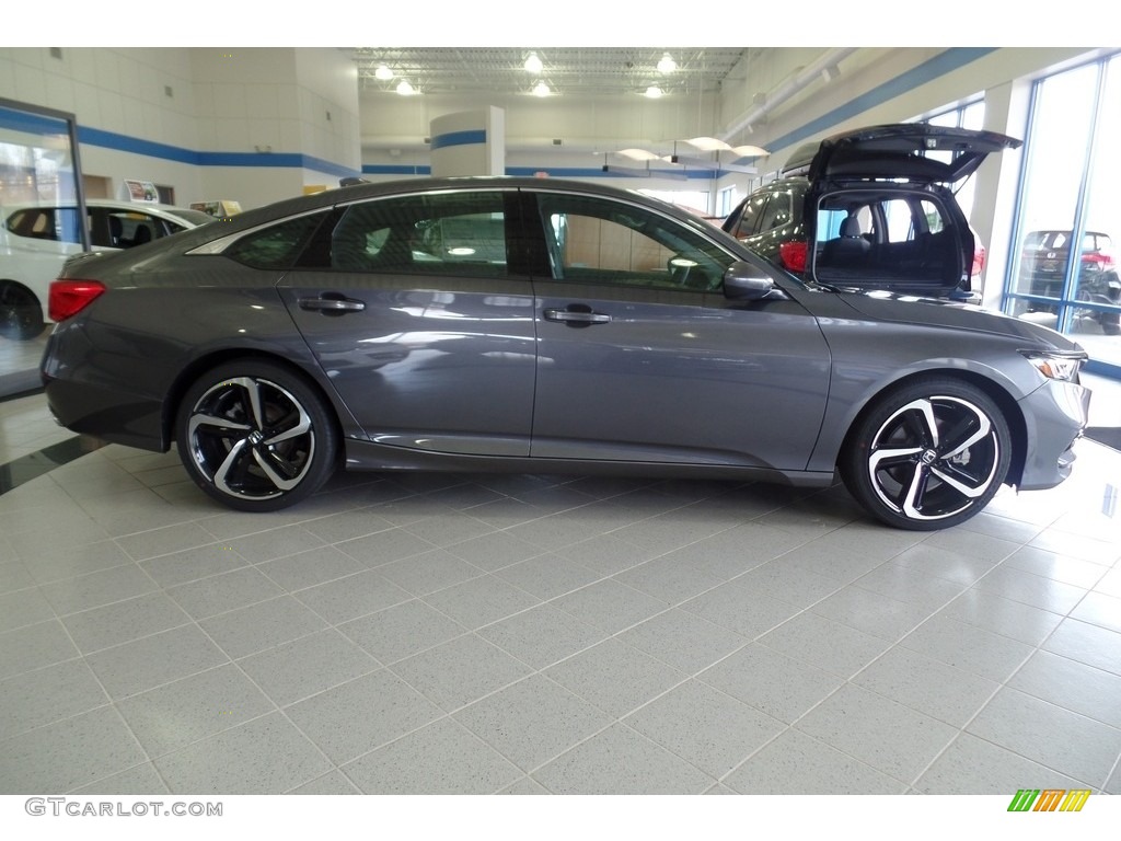 2018 Accord Sport Sedan - Modern Steel Metallic / Black photo #4