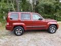 2008 Inferno Red Crystal Pearl Jeep Liberty Sport 4x4  photo #4