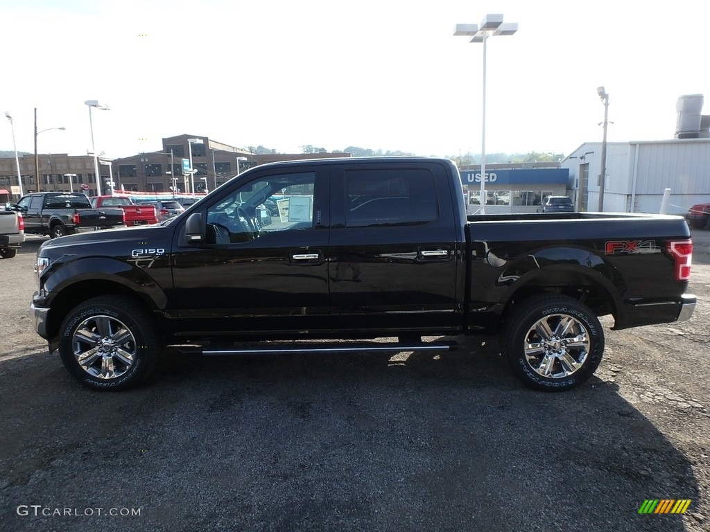 2018 F150 XLT SuperCrew 4x4 - Shadow Black / Earth Gray photo #5