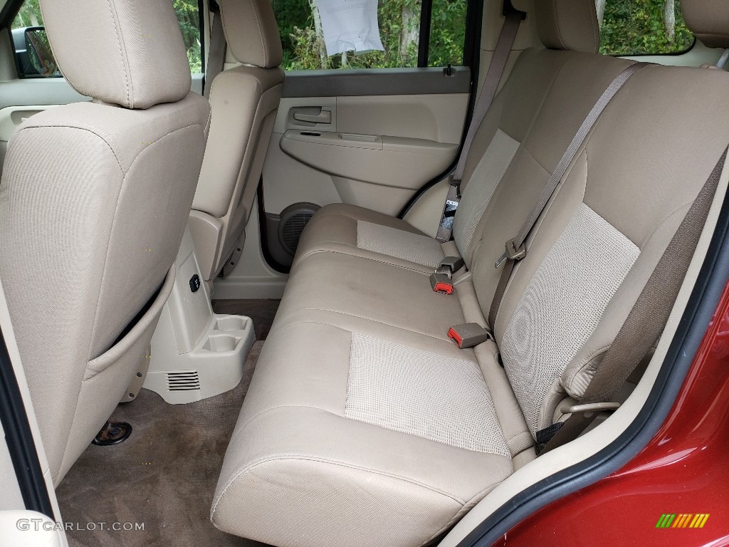 2008 Liberty Sport 4x4 - Inferno Red Crystal Pearl / Pastel Pebble Beige photo #22