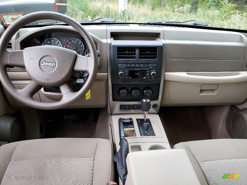 2008 Liberty Sport 4x4 - Inferno Red Crystal Pearl / Pastel Pebble Beige photo #23