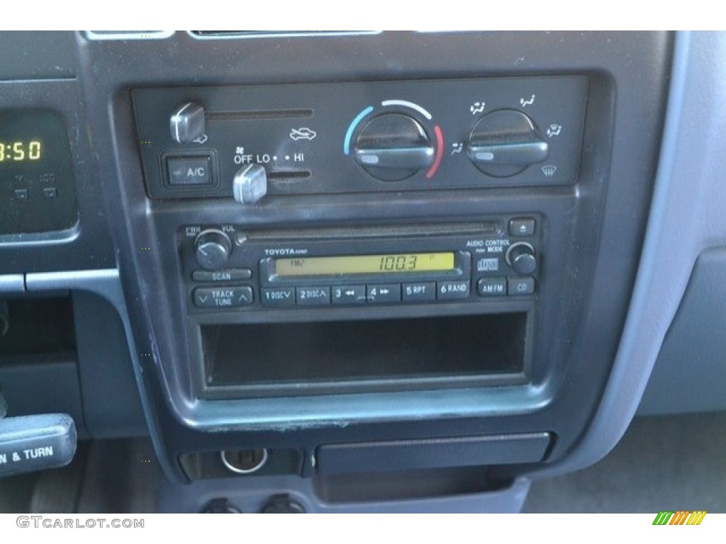 1999 Tacoma V6 Extended Cab 4x4 - Black Metallic / Gray photo #11