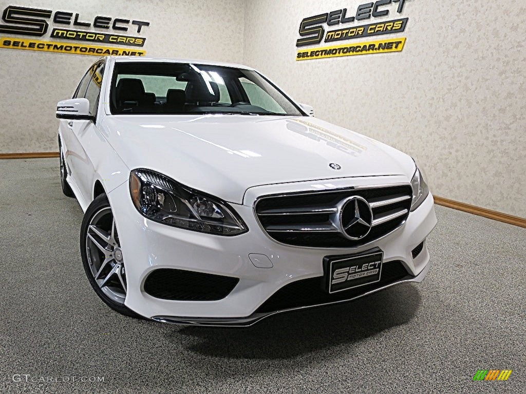 2016 E 350 4Matic Sedan - Polar White / Black photo #10