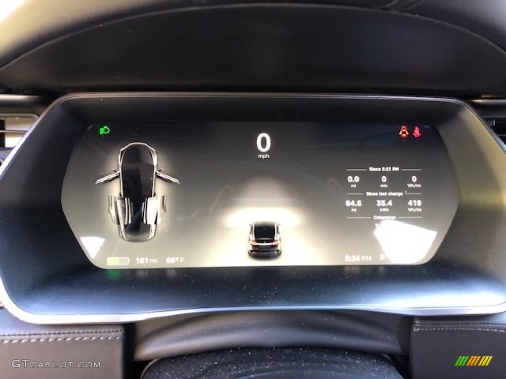 2018 Tesla Model X 100D Gauges Photo #130008102