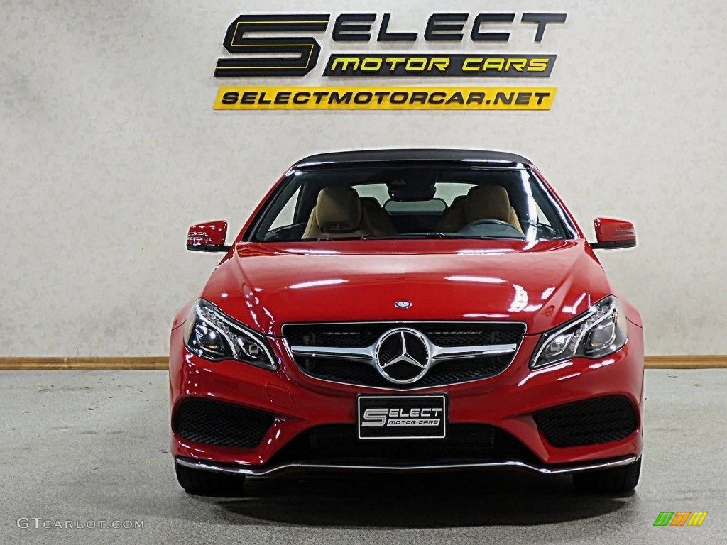 2016 E 400 Cabriolet - Mars Red / Natural Beige/Black photo #2