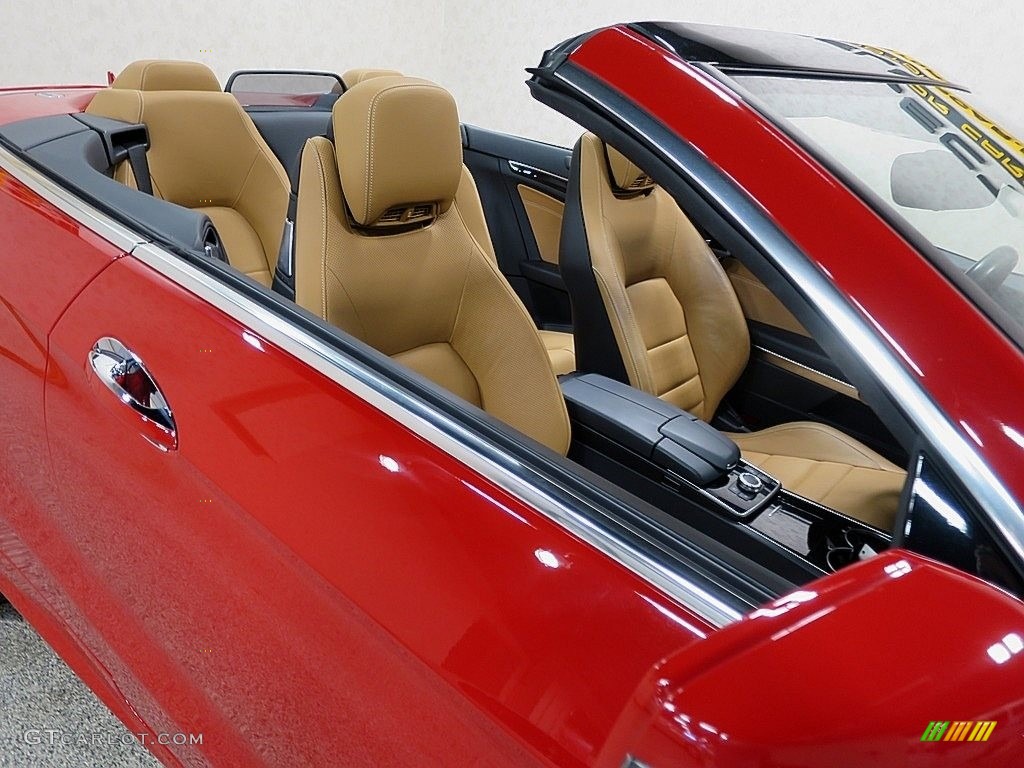 2016 E 400 Cabriolet - Mars Red / Natural Beige/Black photo #26