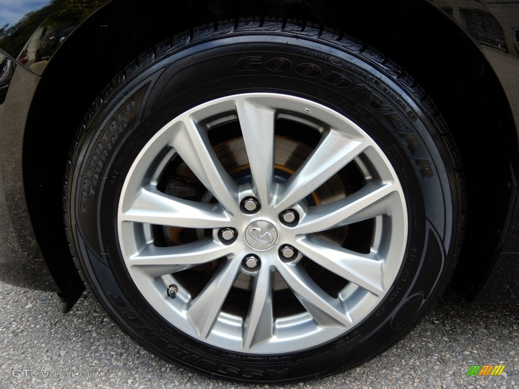 2014 Q 50 3.7 AWD Premium - Black Obsidian / Graphite photo #9