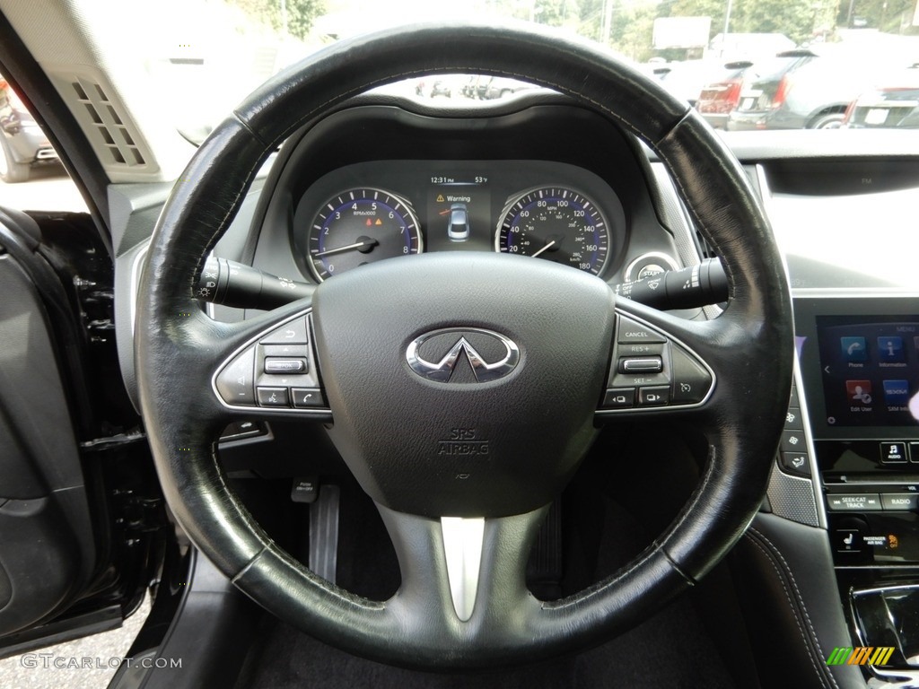2014 Q 50 3.7 AWD Premium - Black Obsidian / Graphite photo #19