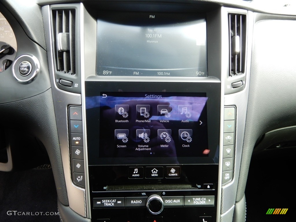 2014 Q 50 3.7 AWD Premium - Black Obsidian / Graphite photo #24