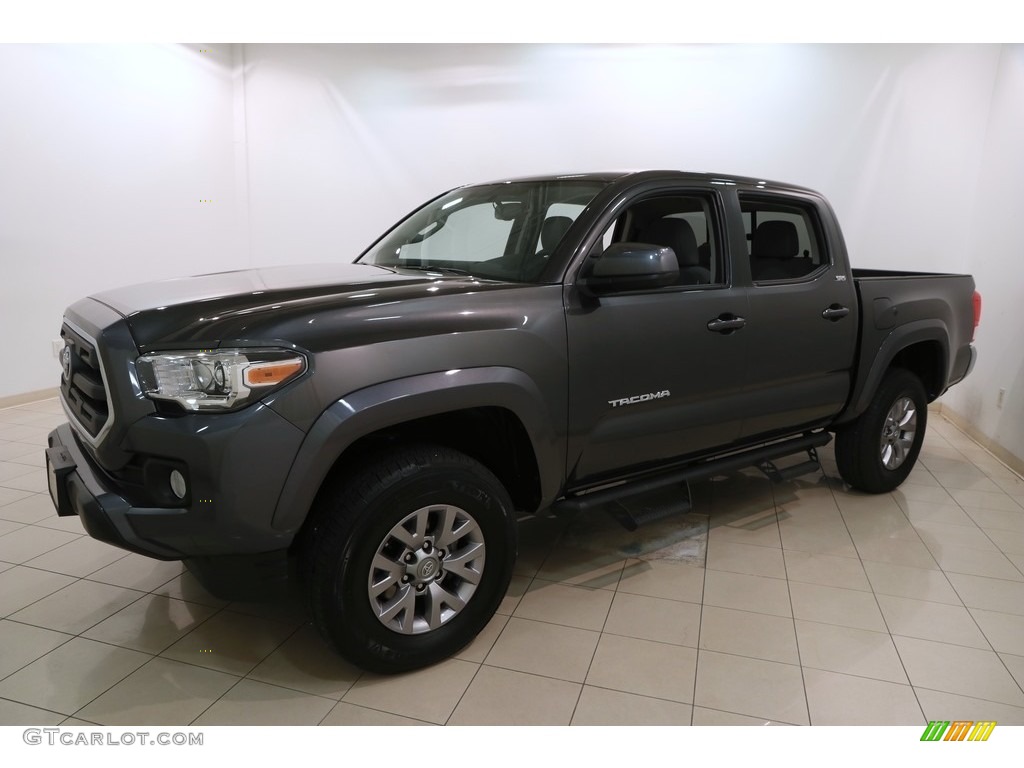 2017 Tacoma SR5 Double Cab 4x4 - Magnetic Gray Metallic / Cement Gray photo #3