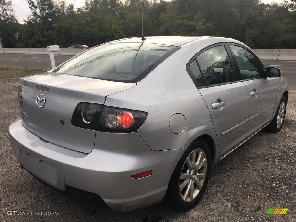 2008 MAZDA3 i Sport Sedan - Sunlight Silver Metallic / Black photo #5