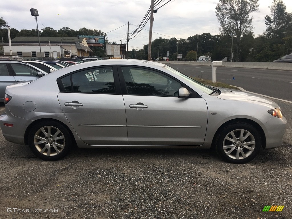 2008 MAZDA3 i Sport Sedan - Sunlight Silver Metallic / Black photo #6