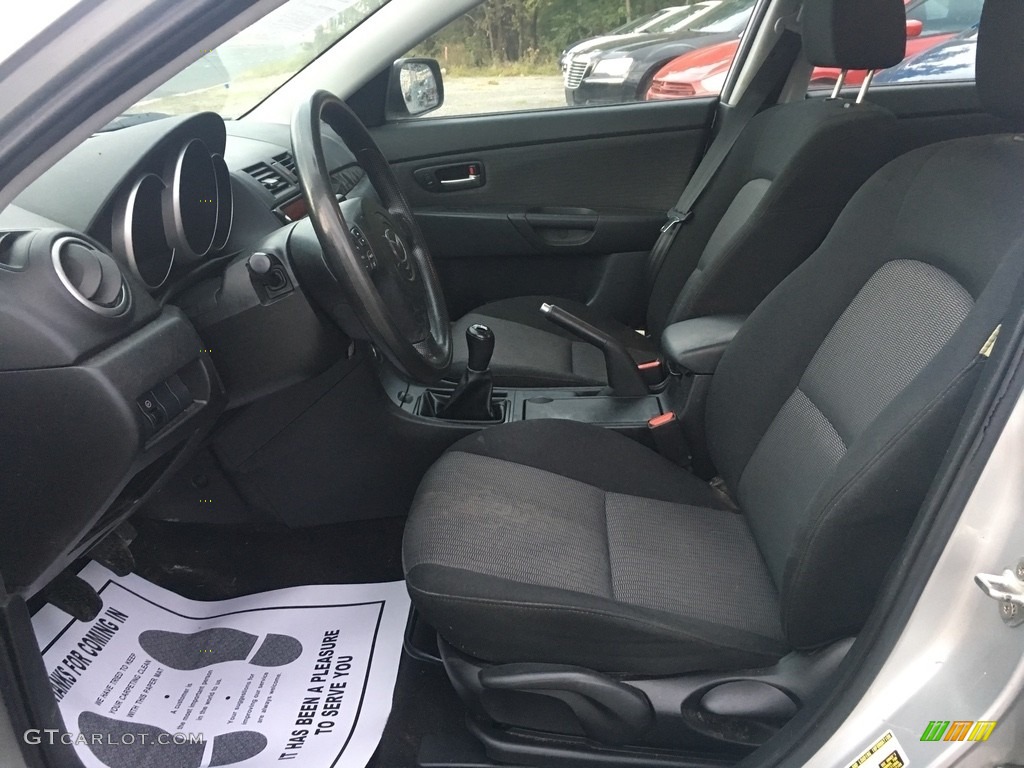 2008 MAZDA3 i Sport Sedan - Sunlight Silver Metallic / Black photo #10