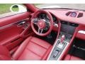 Bordeaux Red 2017 Porsche 911 Carrera 4S Cabriolet Dashboard