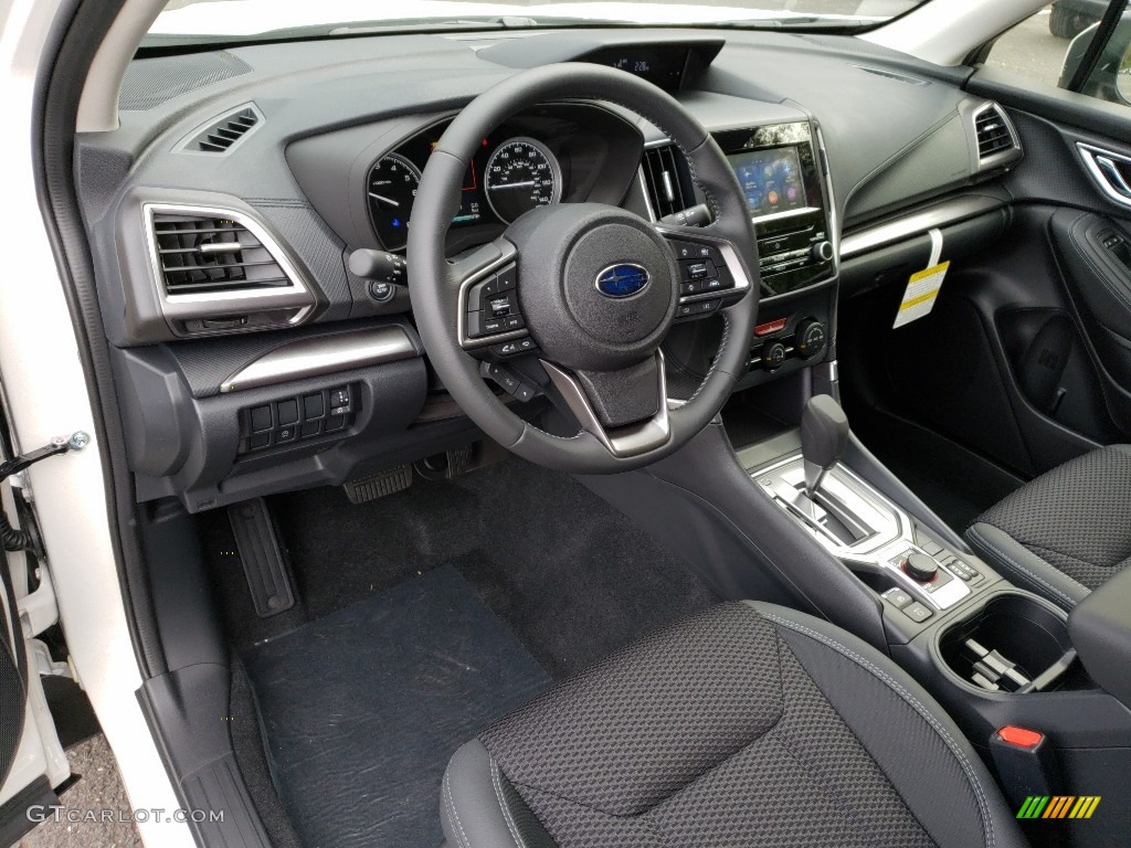 Black Interior 2019 Subaru Forester 2.5i Premium Photo #130013718