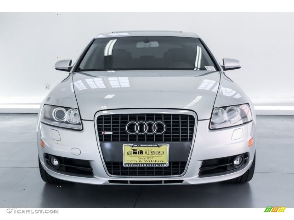 2008 A6 3.2 quattro Sedan - Light Silver Metallic / Black photo #2