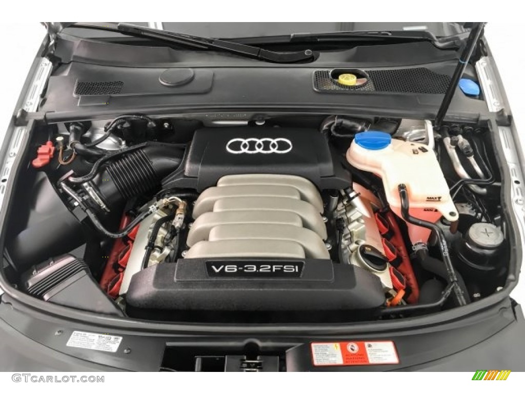 2008 A6 3.2 quattro Sedan - Light Silver Metallic / Black photo #9