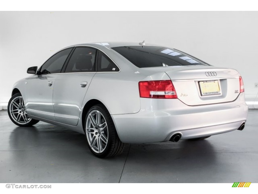 2008 A6 3.2 quattro Sedan - Light Silver Metallic / Black photo #10