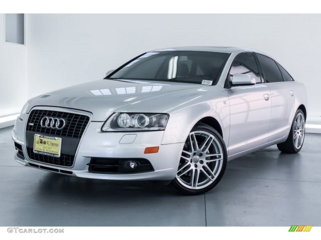 2008 A6 3.2 quattro Sedan - Light Silver Metallic / Black photo #12