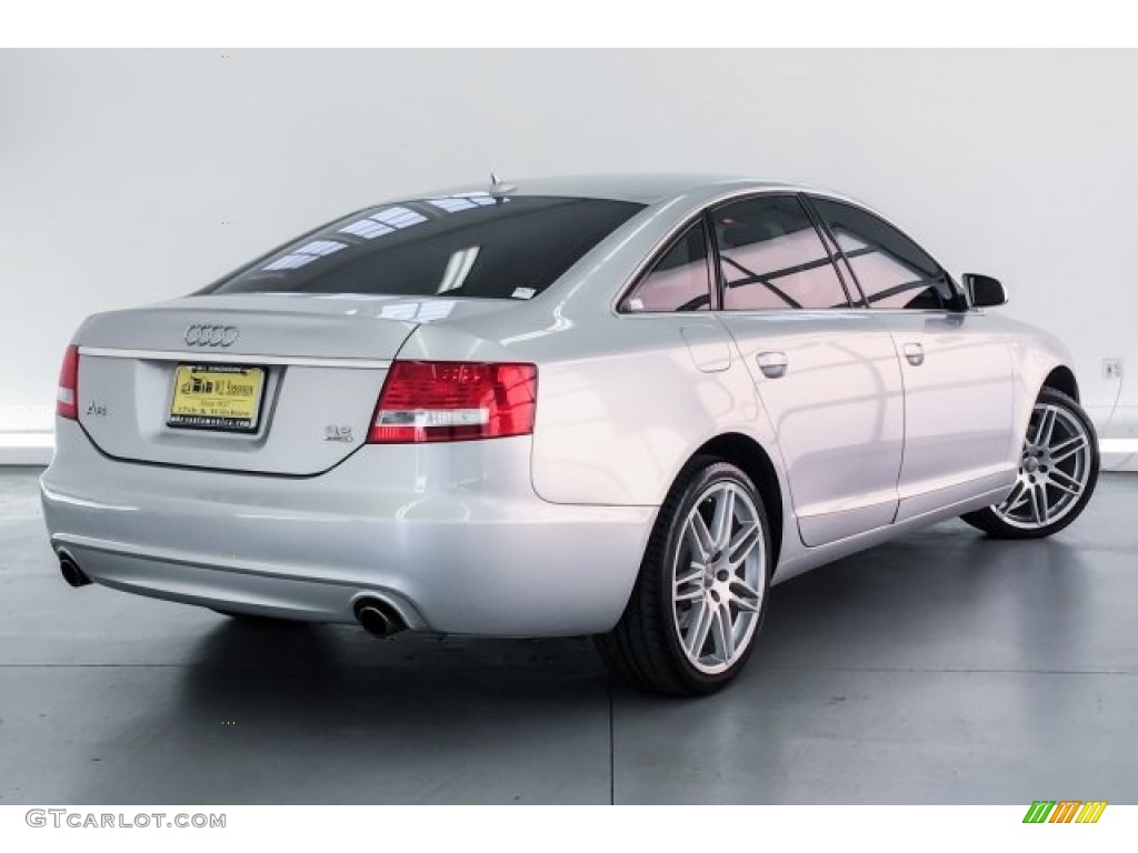 2008 A6 3.2 quattro Sedan - Light Silver Metallic / Black photo #16