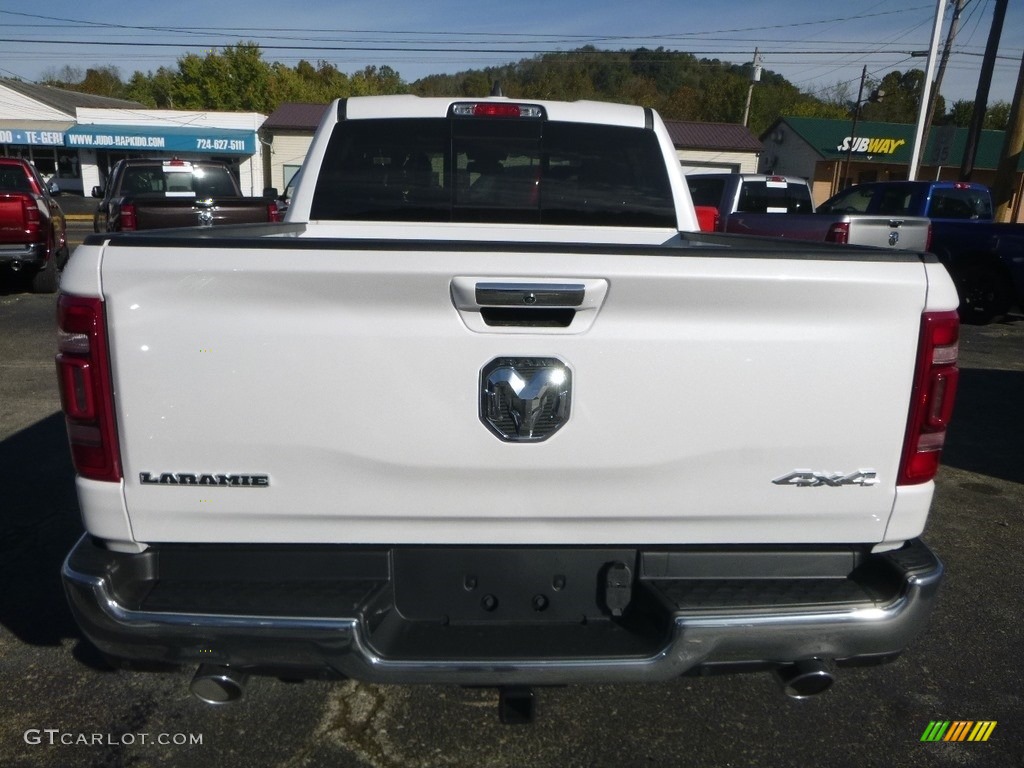 2019 1500 Laramie Crew Cab 4x4 - Ivory Tri–Coat / Mountain Brown/Light Frost Beige photo #4