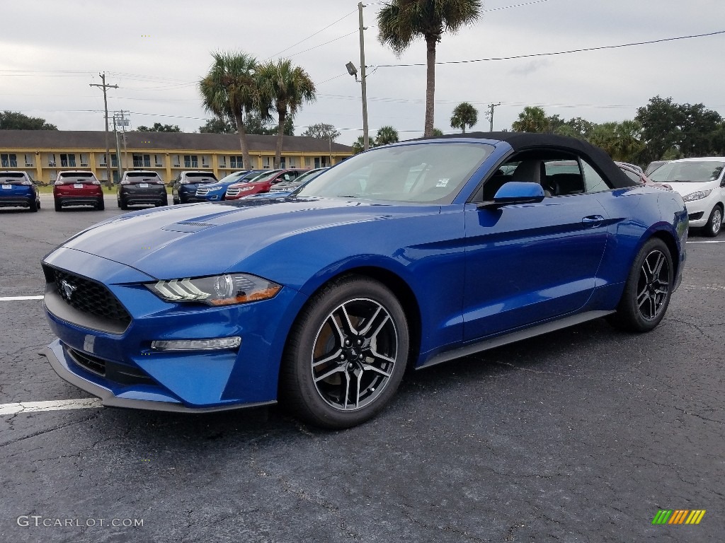 Lightning Blue Ford Mustang