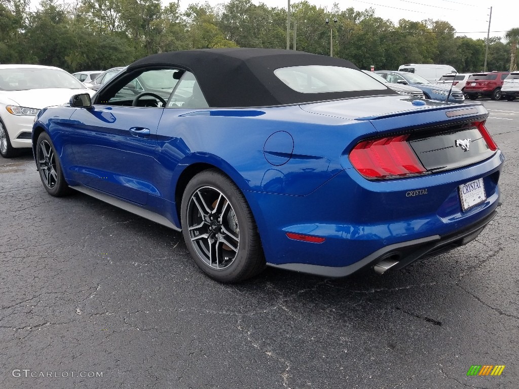 2018 Mustang EcoBoost Convertible - Lightning Blue / Ceramic photo #3