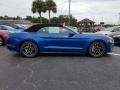 2018 Lightning Blue Ford Mustang EcoBoost Convertible  photo #6