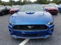 2018 Lightning Blue Ford Mustang EcoBoost Convertible  photo #8