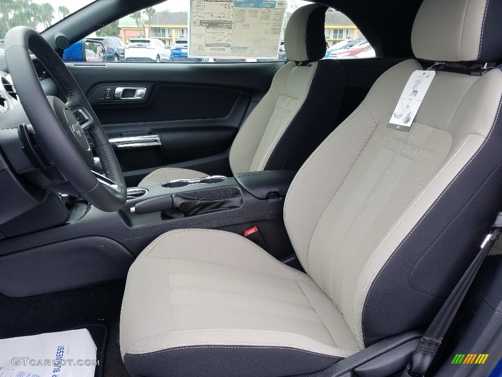 2018 Ford Mustang EcoBoost Convertible Front Seat Photo #130014852