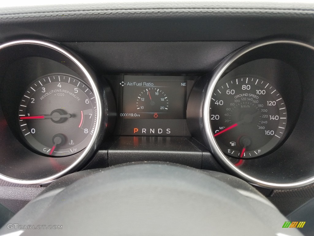 2018 Ford Mustang EcoBoost Convertible Gauges Photo #130014894