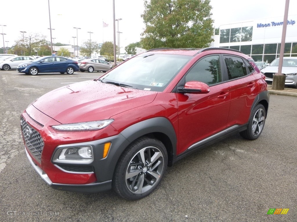 Pulse Red 2019 Hyundai Kona Ultimate AWD Exterior Photo #130017454
