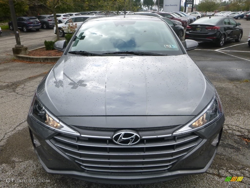 2019 Elantra SEL - Machine Gray / Gray photo #4