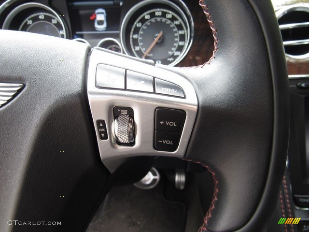 2013 Bentley Continental GT V8 Standard Continental GT V8 Model Beluga Steering Wheel Photo #130019060